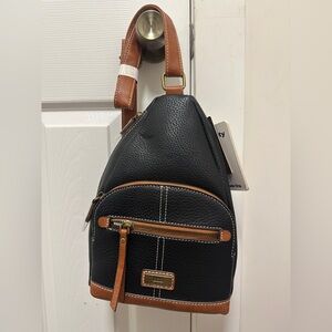 BOC Black and Brown Crossbody Bag